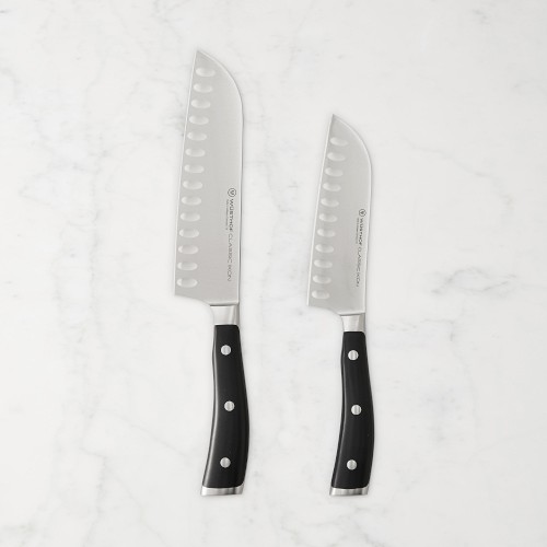 Wüsthof Classic Ikon 2-Piece Santoku Knife Set