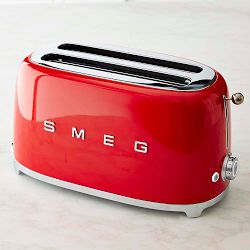 SMEG 4-Slice Toaster, Red