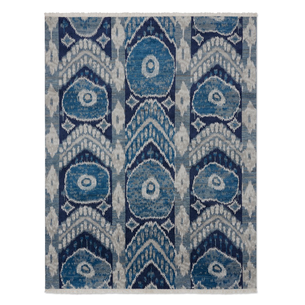 Luke Irwin: Nadya Ikat Hand Knotted Rug by Williams Sonoma Home