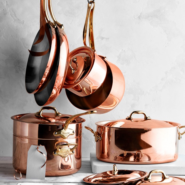 Mauviel Copper 12-Piece Cookware Set | Williams Sonoma