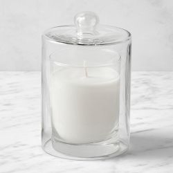 Williams Sonoma Glass Candle Cloche, Small
