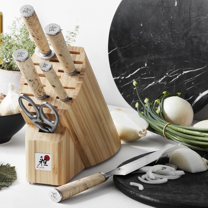 Miyabi Birchwood Knife Block Set, 7-Piece | Williams Sonoma Miyabi Birchwood Knife Block Set, 7-Piece | Williams Sonoma