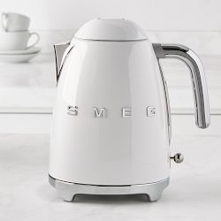 SMEG Electric Kettle 3D Logo, White