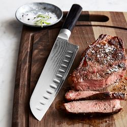 Shun Classic Hollow-Ground Santoku Knife, 8 1/2"