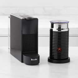 Nespresso Essenza Mini Espresso Machine with Aeroccino Milk Frother by Breville