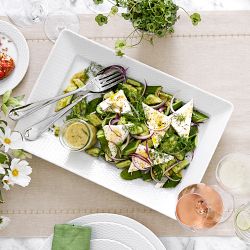 Pillivuyt Basketweave Porcelain Rectangular Platter