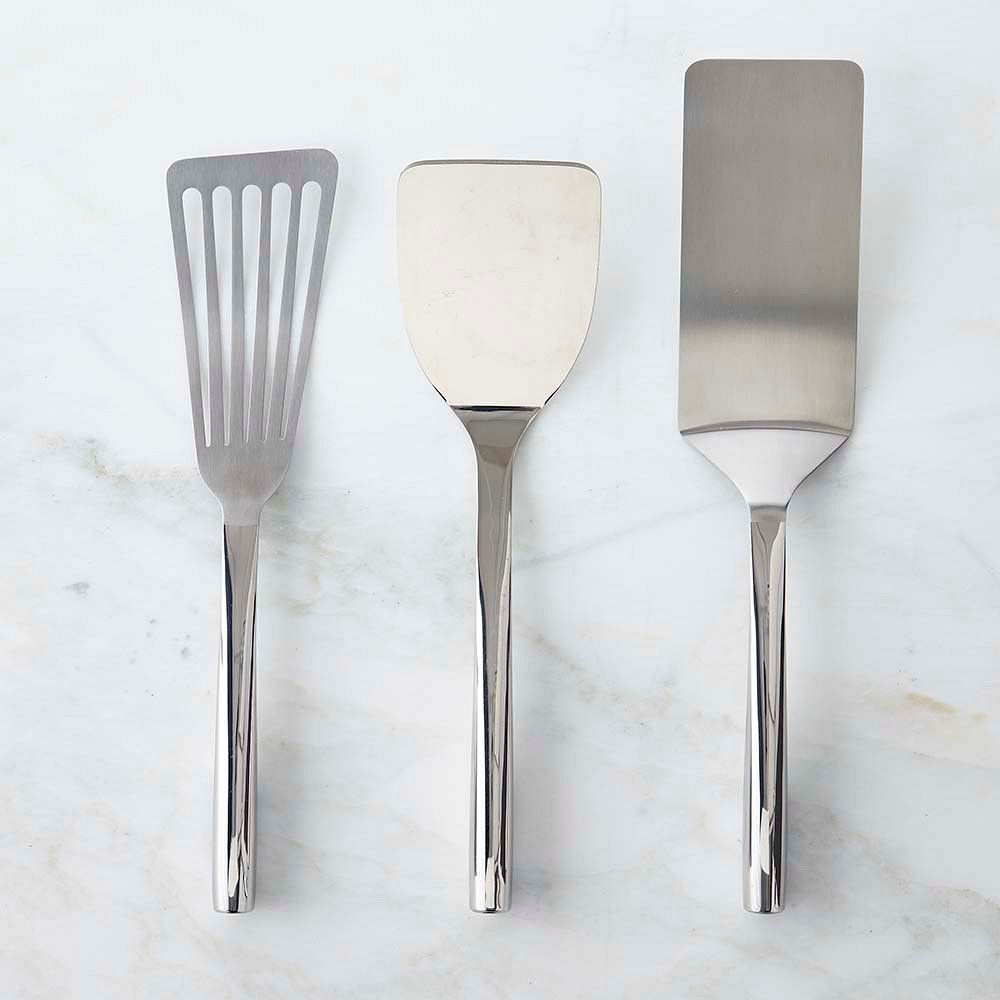 Williams Sonoma Signature Stainless-Steel Spatulas, Set of 3 - Set of 3