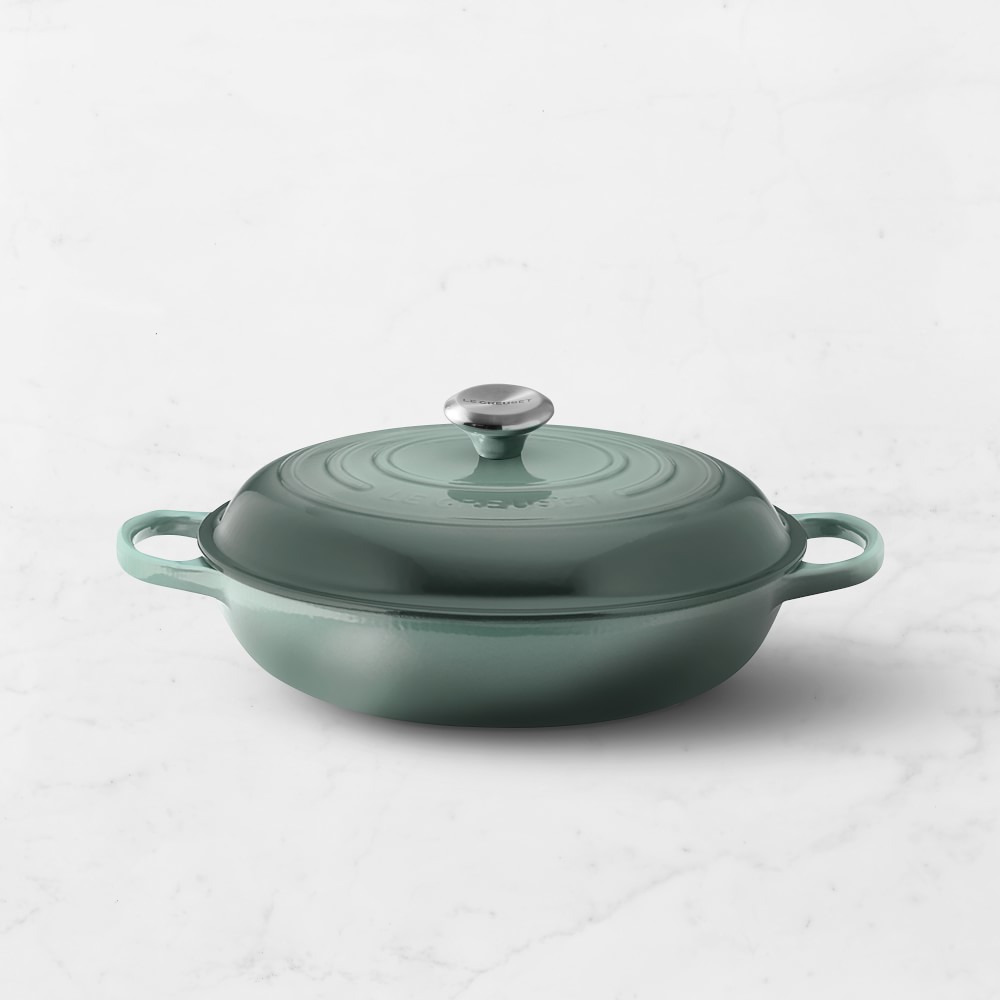 Le Creuset Signature Enameled Cast Iron Braiser - 3 1/2-Qt., Ocean