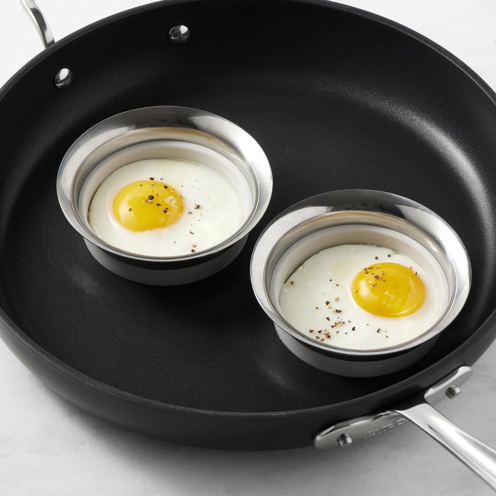 Williams Sonoma Stainless Steel Egg Mold Rings, Set of 2 - Set of 2