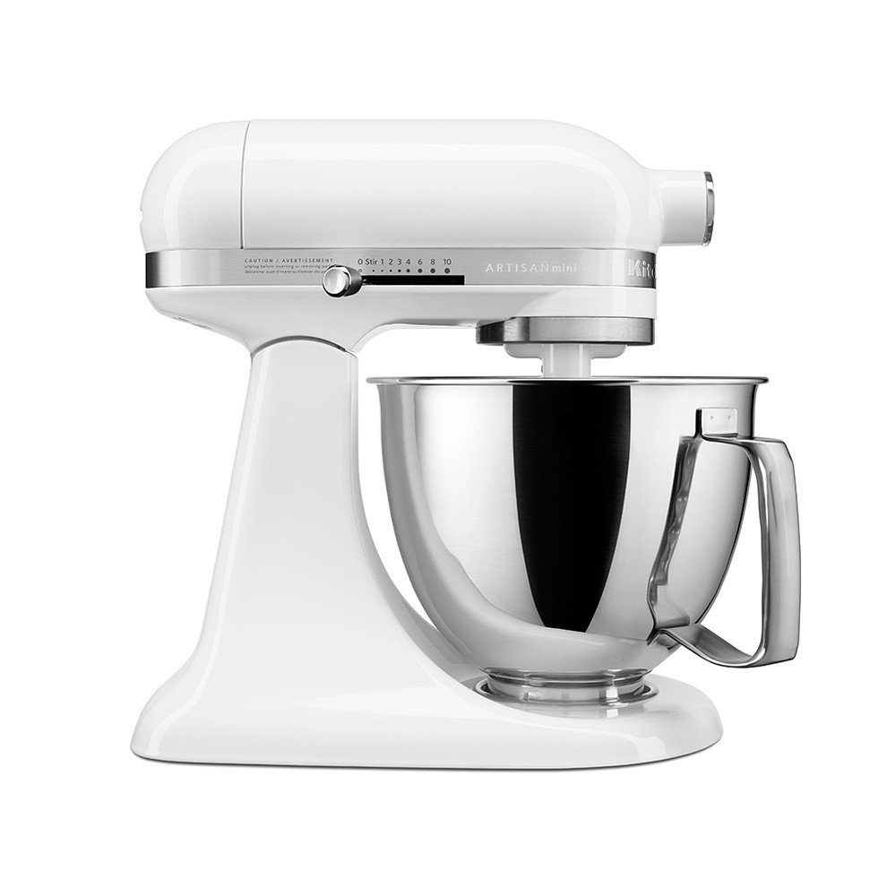 KitchenAid® Artisan Mini Stand Mixer with Flex Edge Beater, 3.5-qt - White