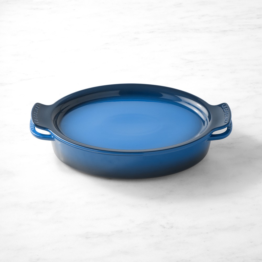 Le Creuset Heritage Stoneware Oval Baker with Platter Lid, 3 1/2-Qt. - 3 1/2-Qt., Lapis