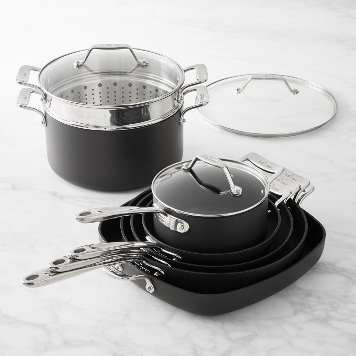 All-Clad Essentials Nonstick 10-Piece Set | Williams Sonoma