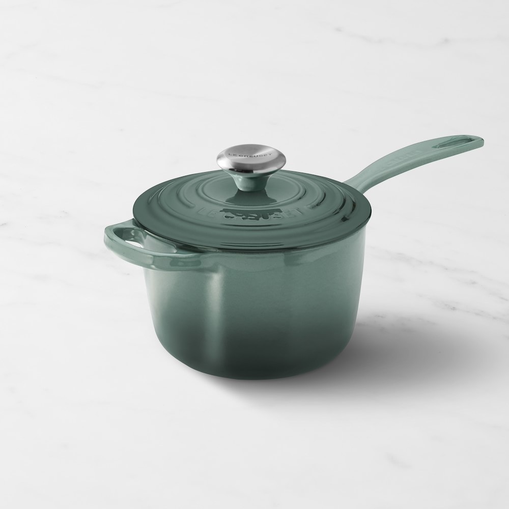 Le Creuset Signature Enameled Cast Iron Saucepan - 1 3/4-Qt., Ocean
