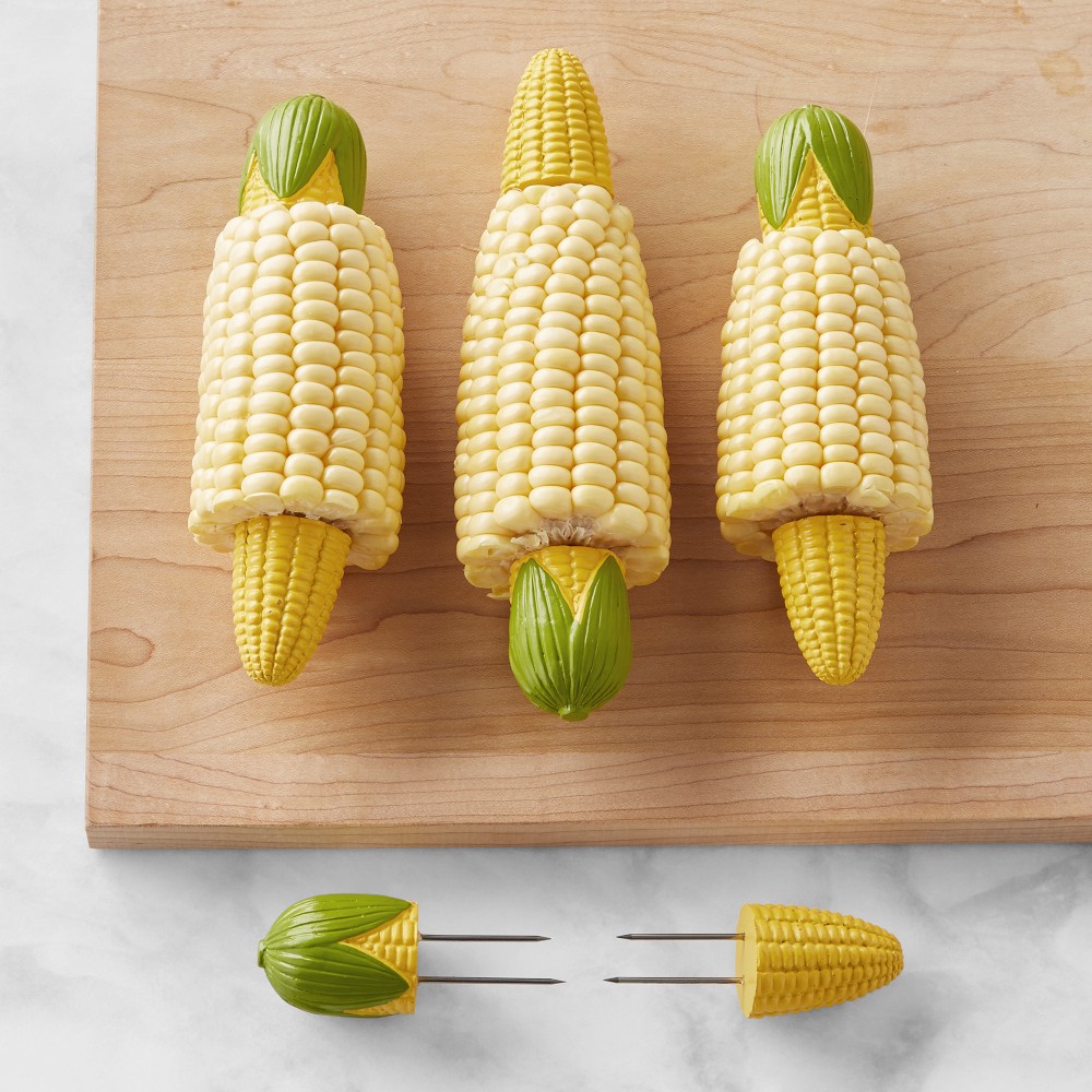 Corn-Shaped Corn Picks - Set of 4