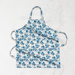 Couleur Nature Citron Apron, Blue