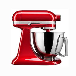 KitchenAid® Artisan Mini with Flex Edge Beater, Candy Apple Red