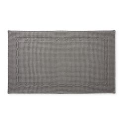Chambers® Heritage Solid Bath Mat, 20" X 32", Pewter