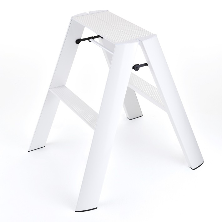 Lucano 2-Step Ladder, White