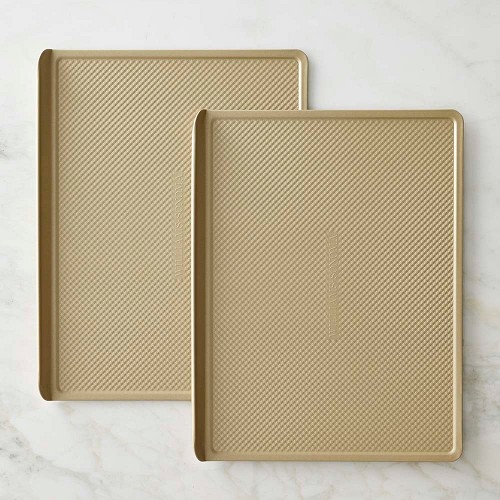 Williams Sonoma Goldtouch® Pro Nonstick Corrugated Cookie Sheet, Set of 2