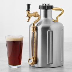 GrowlerWerks uKeg , 128-Oz., Stainless-Steel