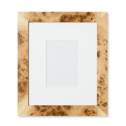 OPEN BOX:Exotic Burl Wood Gallery Frame, 5" X 7"