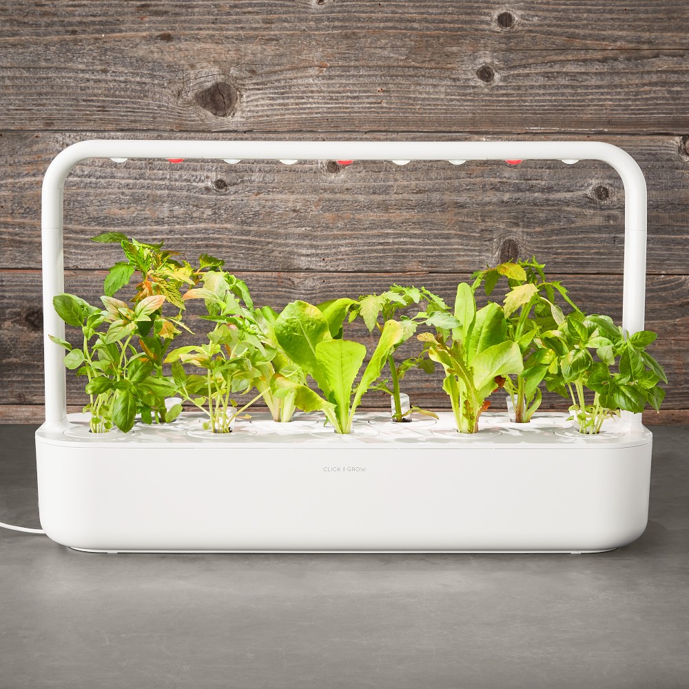 Click & Grow Smart Garden System, 9-Pod, White - 9-Pod