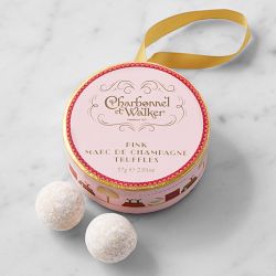 Charbonnel et Walker Pink Marc de Champagne Truffle Ornament