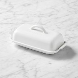 Le Creuset Heritage Butter Dish, White