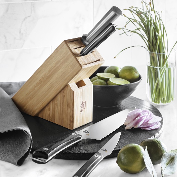 Shun Kazahana Knife Block, Set of 5 | Williams Sonoma
