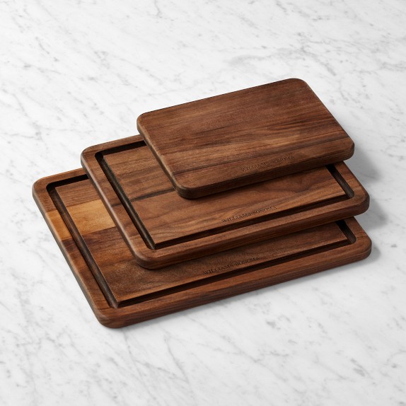 Williams Sonoma Walnut Wood Notch Cutting Board | Williams Sonoma