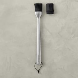 Williams Sonoma BBQ Basting Brush,  Stainless-Steel Handle
