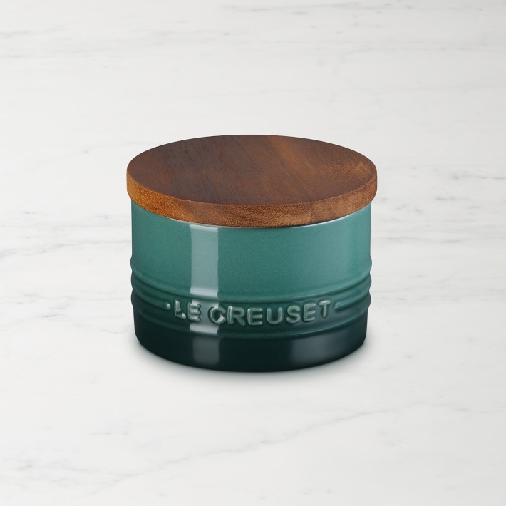 Le Creuset Salt Cellar with Wood Lid | Williams Sonoma