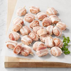 Bacon Wrapped Scallops, Set of 28