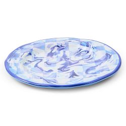 MacKenzie-Childs Marble Check Melamine Salad Plates, Set of 4