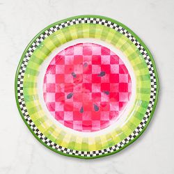 MacKenzie-Childs Watermelon Melamine Salad Plates, Set of 4