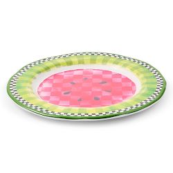 MacKenzie-Childs Watermelon Melamine Salad Plates, Set of 4