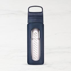 LifeStraw Go Series Glass Water Filter Bottle, Aegean Sea
