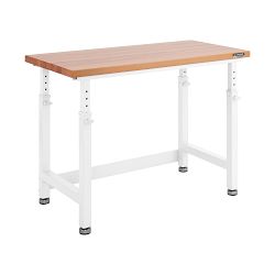 Seville Classics UltraHD Height Adjustable Workbench, 48" W x 28.5" to 42" H