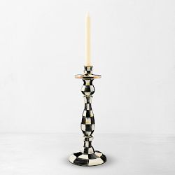 MacKenzie-Childs Courtly Check Taper Holders, Large