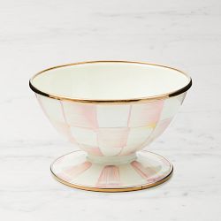 MacKenzie-Childs Rosy Check Ice Cream Bowl
