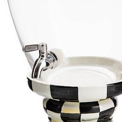 MacKenzie-Childs Courtly Check Beverage Dispenser