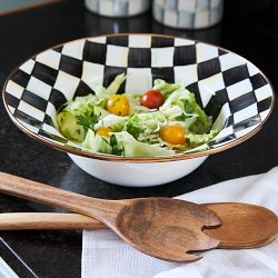 MacKenzie-Childs Salad Bowl and Server Set