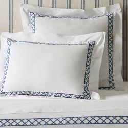 Chambers Cane Border Duvet &amp; Shams