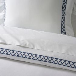Chambers Cane Border Duvet &amp; Shams