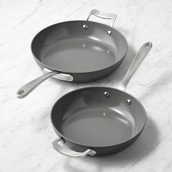 All-Clad HA1 Expert Ceramic Nonstick Fry Pan Set, 8.5" & 10.5"