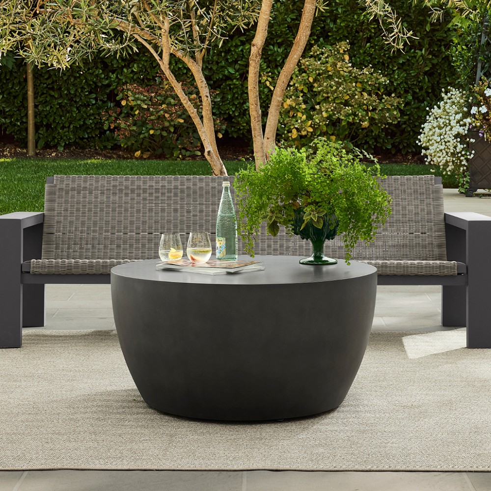 Blinde Round Tapered Coffee Table (30.5"-40") by Williams Sonoma Home
