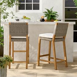 Larnaca Teak x All-Weather Weave Bar Stool