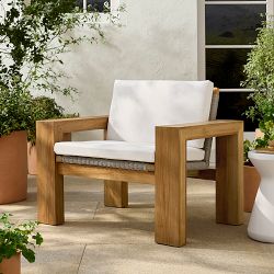 Larnaca Outdoor Teak x All-Weather-Weave Club Chair