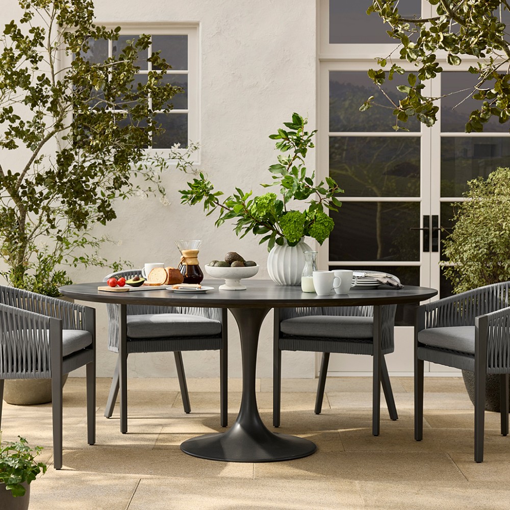 Tulip Outdoor Oval Dining Table (70") by Williams Sonoma Home