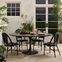 Tulip Outdoor Oval Dining Table (70")